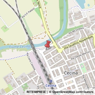 Mappa Via Circonvallazione, 29, 57023 Cecina, Livorno (Toscana)