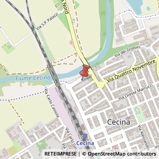 Mappa Via Circonvallazione, 11, 57023 Cecina, Livorno (Toscana)
