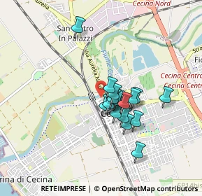 Mappa Via Circonvallazione, 57023 Cecina LI, Italia (0.64941)