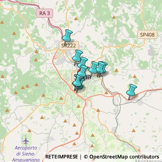 Mappa Via delle Cerchia, 53100 Siena SI, Italia (1.98)