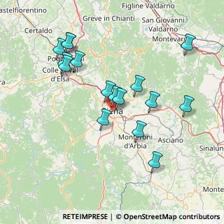 Mappa Via delle Cerchia, 53100 Siena SI, Italia (15.49125)