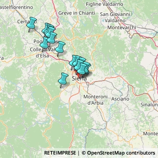Mappa Via delle Cerchia, 53100 Siena SI, Italia (12.635)