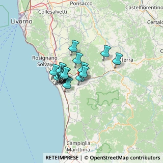 Mappa Via Palestro, 56040 Guardistallo PI, Italia (8.8165)