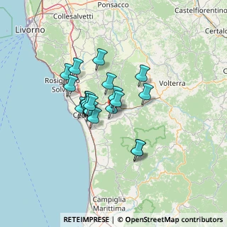 Mappa Via Palestro, 56040 Guardistallo PI, Italia (10.092)
