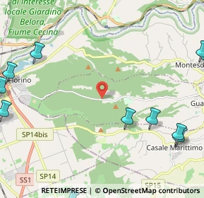 Mappa SP del Poggetto, 56040 Guardistallo PI (4.0185)