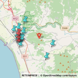 Mappa SP del Poggetto, 56040 Cecina LI (4.83)