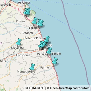Mappa Via Gaspare Spontini, 62012 Civitanova Marche MC, Italia (14.34769)