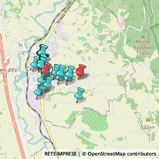 Mappa Via Giacomo Leopardi, 60043 Cerreto d'Esi AN, Italia (0.97037)