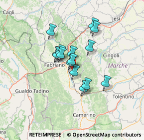 Mappa Via Giacomo Leopardi, 60043 Cerreto d'Esi AN, Italia (9.678)