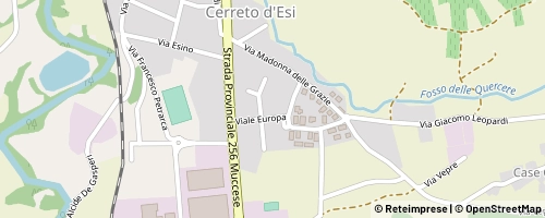 Mappa Cerreto d’Esi