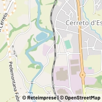 Map Cerreto d'Esi