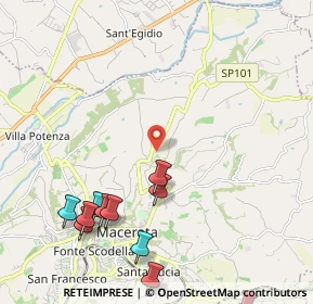 Mappa Contrada Fonte S. Giuliano, 62100 Macerata MC, Italia (2.77091)