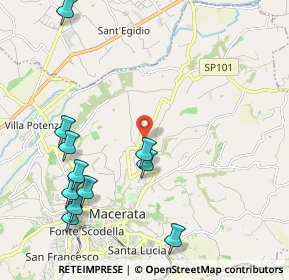 Mappa Contrada Fonte S. Giuliano, 62100 Macerata MC, Italia (2.56182)