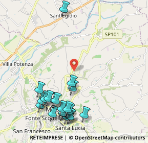 Mappa Contrada Fonte S. Giuliano, 62100 Macerata MC, Italia (2.559)