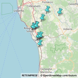 Mappa Via Aldo Moro, 56040 Montescudaio PI, Italia (10.78727)