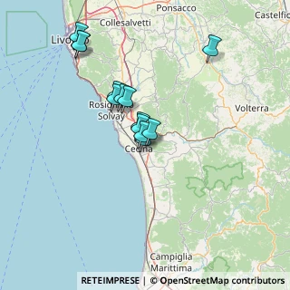 Mappa Via Aldo Moro, 56040 Montescudaio PI, Italia (12.36538)