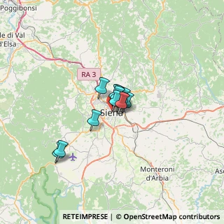 Mappa Via S. Vigilio, 53100 Siena SI, Italia (3.24833)