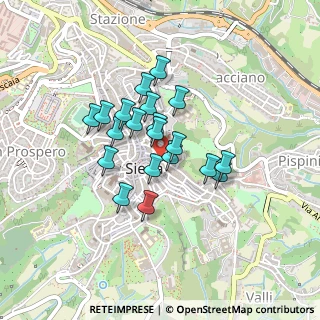 Mappa Via S. Vigilio, 53100 Siena SI, Italia (0.3295)