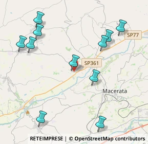 Mappa Via Teatro Romano, 62010 Macerata MC, Italia (4.94545)