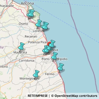 Mappa Via V. de Gama, 62012 Civitanova Marche MC, Italia (14.12769)