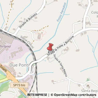 Mappa Strada di Pieve a Bozzone, 40, 53100 Siena, Siena (Toscana)