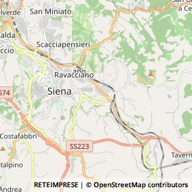 Mappa Siena