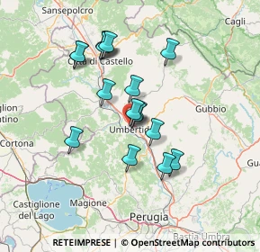 Mappa Via Papa Paolo VI, 06019 Umbertide PG, Italia (12.35471)