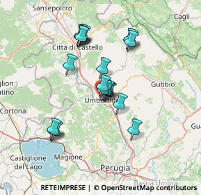 Mappa Via Papa Paolo VI, 06019 Umbertide PG, Italia (12.629)