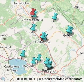 Mappa Via Papa Paolo VI, 06019 Umbertide PG, Italia (16.949)