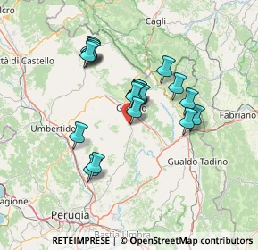 Mappa SP di Mocaiana, 06024 Gubbio PG, Italia (11.673)