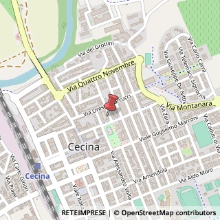 Mappa Via Giuseppe Mazzini, 5, 57023 Cecina, Livorno (Toscana)
