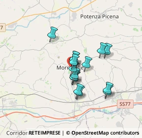 Mappa Via Po, 62010 Morrovalle MC, Italia (2.45333)