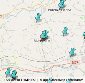 Mappa Via Po, 62010 Morrovalle MC, Italia (6.7865)