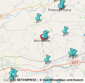 Mappa Via Po, 62010 Morrovalle MC, Italia (6.678)