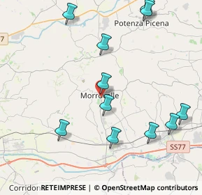 Mappa Via Po, 62010 Morrovalle MC, Italia (4.78273)