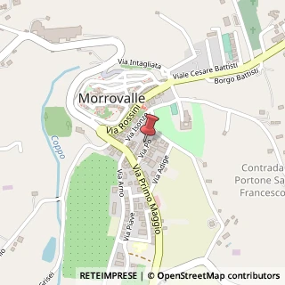Mappa Via Po, 2-13, 62010 Morrovalle, Macerata (Marche)