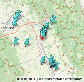 Mappa Via Giuseppe Verdi, 60043 Cerreto d'Esi AN, Italia (3.5355)