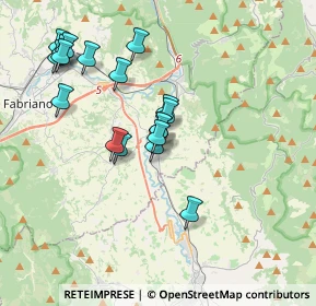 Mappa Via Giuseppe Verdi, 60043 Cerreto d'Esi AN, Italia (3.645)