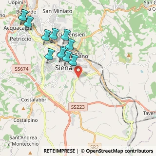 Mappa Strada di Certosa, 53100 Siena SI, Italia (2.33083)