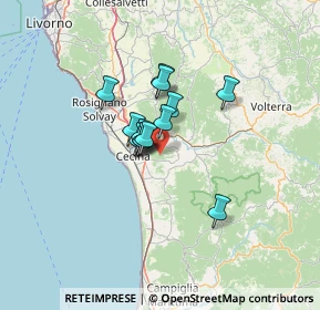 Mappa Via del Poggetto, 56040 Guardistallo PI, Italia (8.33615)
