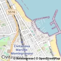 Kaart Civitanova Marche