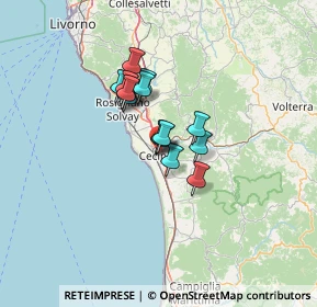 Mappa Via Telemaco Signorini, 57023 Cecina LI, Italia (8.58867)