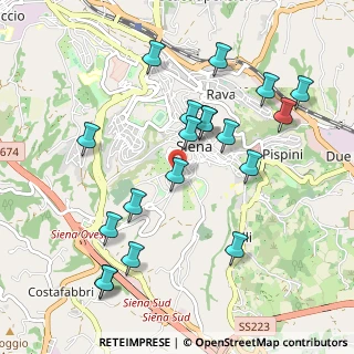 Mappa Via Tommaso Pendola, 53100 Siena SI, Italia (1.07789)