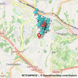 Mappa Via S. Quirico, 53100 Siena SI, Italia (0.637)