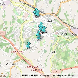 Mappa Via Tommaso Pendola, 53100 Siena SI, Italia (0.8)