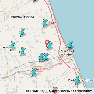 Mappa SP delle Vergini, 62012 Civitanova Marche MC (5.78077)