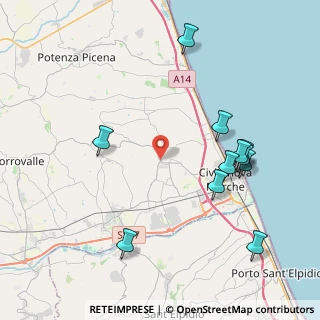 Mappa SP delle Vergini, 62012 Civitanova Marche MC (4.66455)