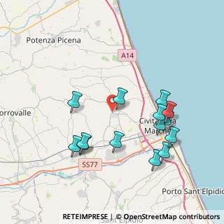 Mappa SP delle Vergini, 62012 Civitanova Marche MC (4.08214)