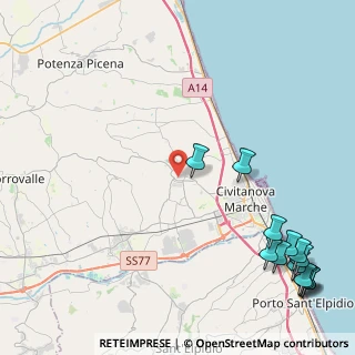 Mappa Piazza Xxv July, 62012 Civitanova Marche MC, Italia (6.72231)