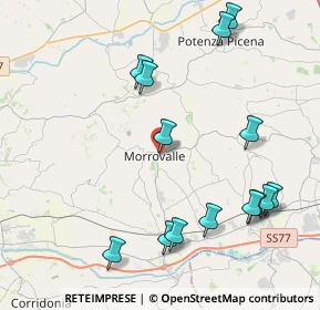 Mappa Viale C. Battisti, 62010 Morrovalle MC, Italia (4.89)